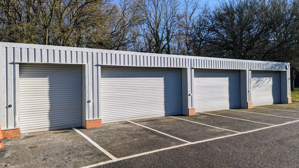 Lock up garages at Watermoor Point